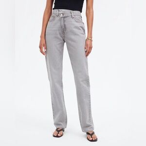 NWT Madewell 90s Straight Jeans Cross Tab Heywood Wash